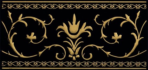 Декор (10x20) BNarcisA11 Narciso ASu Blu Royal - Grand Elegance Gold з колекції Grand Elegance Gold Petracers