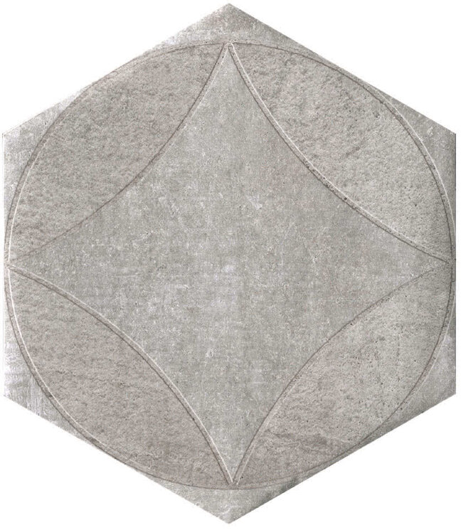 Декор (24x27.7) 1003236 Esag. Davincisilver - Queen Stone з колекції Queen Stone Isla Tiles