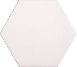 Плитка (15x17.1) 6400 Esagona Bianco - Examatt