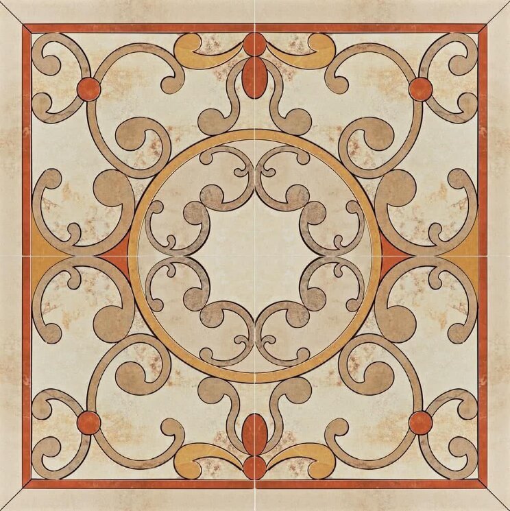 Декор (90x90) Ros. Caracalla - Caracalla з колекції Caracalla La Faenza