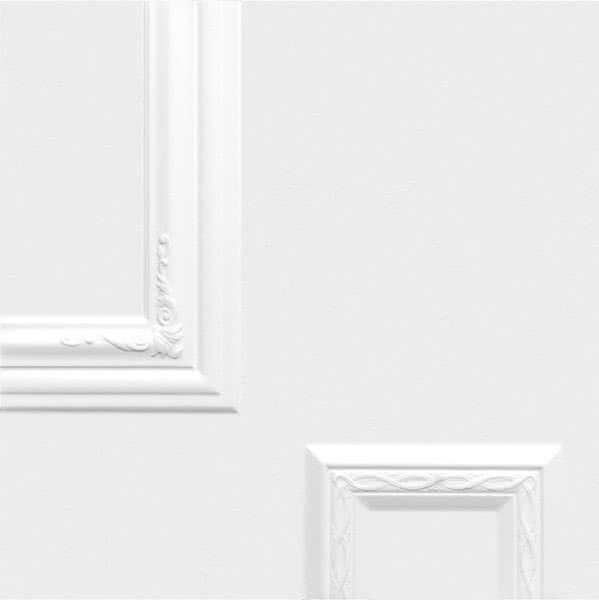 Плитка (50x50) FR5050PWO Pure White Ostermalm - Frames з колекції Frames Ornamenta
