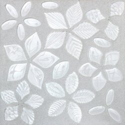 Мозаїка (30x30) FFM-U-BI Foglie Fantasia Bianco Mosaico - Naturae