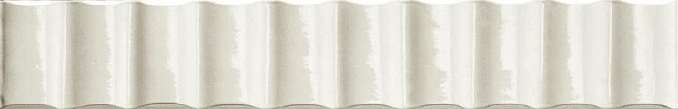 Бордюр (8x50.2) ICL10W Listello White Wave - Icon з колекції Icon Ascot