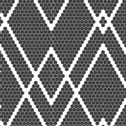 Мозаїка 33,2x33,2 Zigzag Non-Slip 3-Geometric