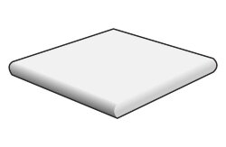 L-елемент (10x10) 1042210 Bulln. Sp. Rapolano Bianco - Marble Style