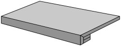Сходинка (89.46x44.63) BETON GREY LAP GR REC-90 - Beton