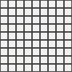 Мозаїка (30x30) BRYCE MOSAICO MONOCOLORE WHITE (81 TESSERE 3x3) - Bryce