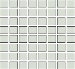 Мозаїка (30x30) 25ME33AT1BF Atom Mosaic White 3,5X3,5 - Atom