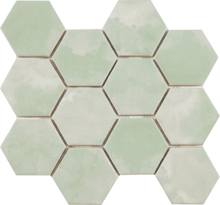 Мозаїка (23.2x26.4) Malla Panal Hexagon Verde 23,2 x 26,4 - Panal Hexagon з колекції Panal Hexagon Cevica