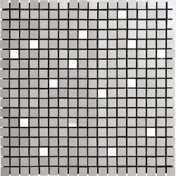 Мозаїка (30x30) 801007 Mosaico Mix 1,5X1,5Alluminio Satinato/Lucido - Alluminio