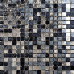 Мозаїка (30x30) 801017 Mosaico 1,5X1,5Alluminio Mix Blu Navy(Argento/Azzurro/Blu Navy) - Alluminio