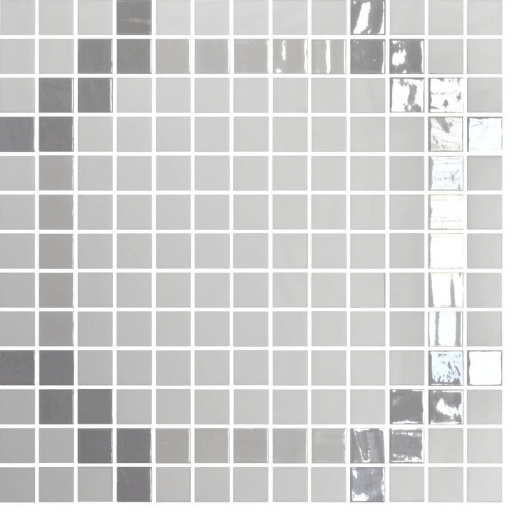Мозаїка (33.3x33.3) 2002829 Round White - Geoforms з колекції Essence Onix Mosaico