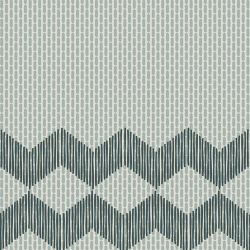 Декор (20.5x20.5) RETA37 zigzag half green - Tape з колекції Tape Mutina