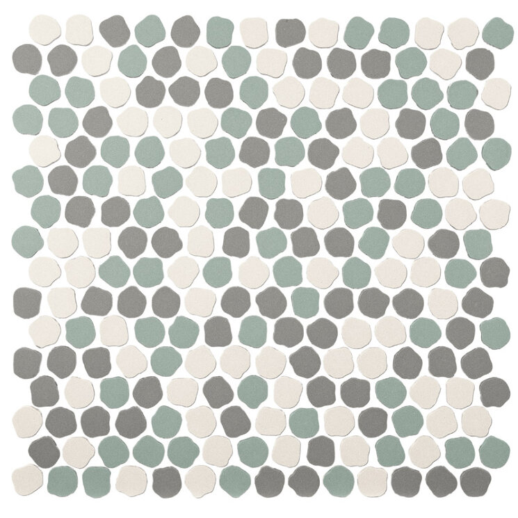 Мозаїка (30.5x30.5) BONBONMIXD WHITE/ARDESIA/AQUAMARINE - Bonbon з колекції Bonbon Decoratori Bassanesi