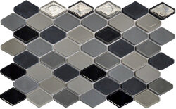 Мозаїка (32.3x29.1) STENABL73 HEX3548 R - Contemporanea Enameled Glass