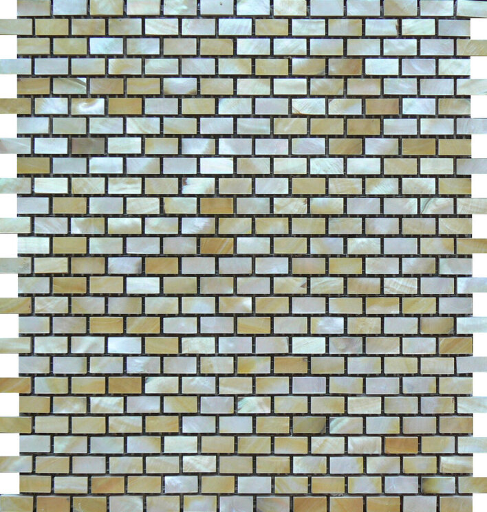 Мозаїка (30.9x28.5) Laguna Rectangular Gold Lip - Laguna з колекції Laguna Studio Vega