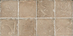 Декор (30x30) Patina Honey Brown in Relief - Tin Tiles