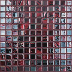 Мозаїка 31,5x31,5 Titanium Black/ Red Brush 782