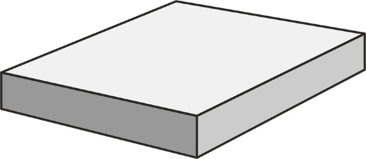 L-елемент (30x30) 72F0BPA ANGOLARE Sugar White Lapp. Rett - Stone Box з колекції Stone Box Emilceramica