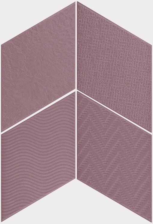Плитка 14x24 Rhombus Violet з колекції Rhombus Equipe