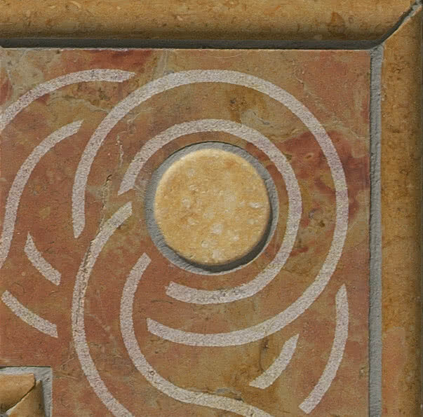 Декор (10x10) 045Cc35 P. D. Sole Ang. Torcigl. Scabos - Pietre Del Sole з колекції Pietre Del Sole Elios