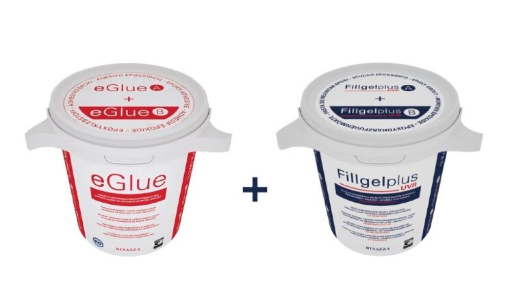 Суміші () Epoxy Installation Kit Uvr E Glue +Fillgel 1101 Bianco Alabastro - Adhesives and Grouts з колекції Adhesives and Grouts Bisazza