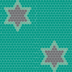 Мозаїка 33,2x33,2 Estrellas Non-Slip 3-Natural