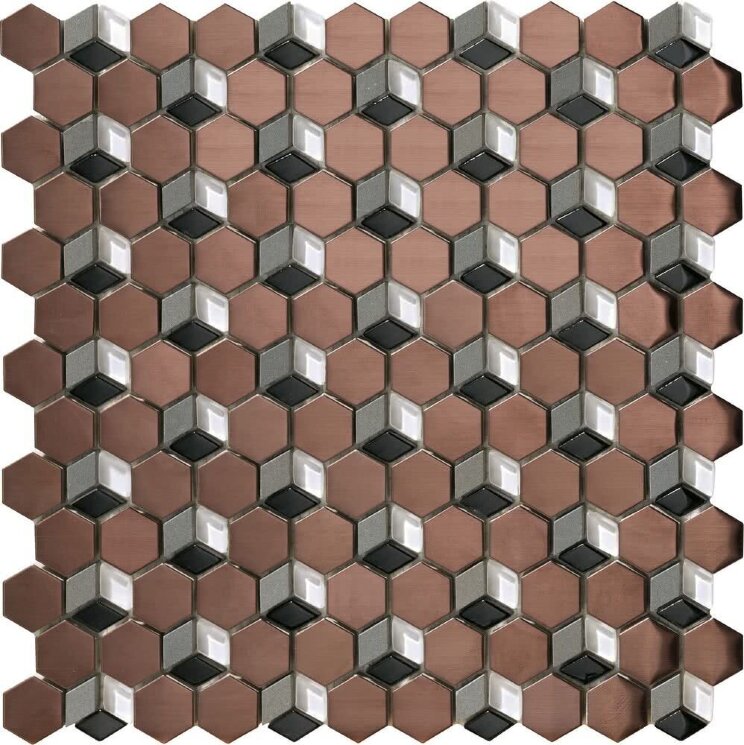 Мозаїка (25.2x26.6) Dl.0C78 24X13,9x8 / 25X28,9x8 - Dialoghi - Radiante з колекції Dialoghi - Radiante Mosaico piu