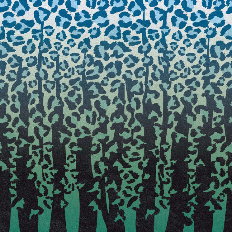 Плитка (60x60) AN6060HYBGB HYBRID GREEN-BLUE - Jungle з колекції Jungle Ornamenta