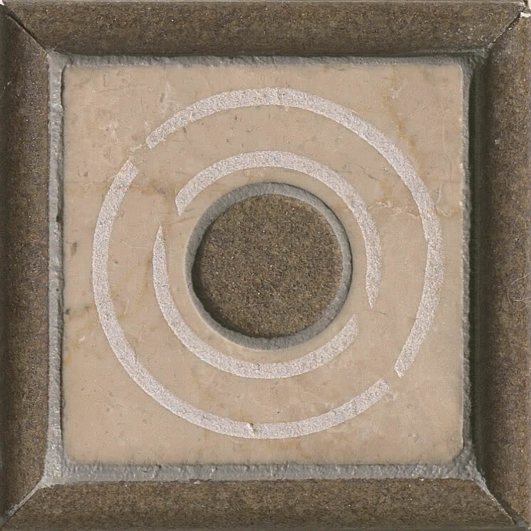 Декор (10x10) 045D140 P. D. Sole Inser. Torcigl. Beige - Pietre Del Sole з колекції Pietre Del Sole Elios