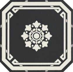 Декор (20x20) OEODB1 OTTAGONO BLACK DOVER - Old England