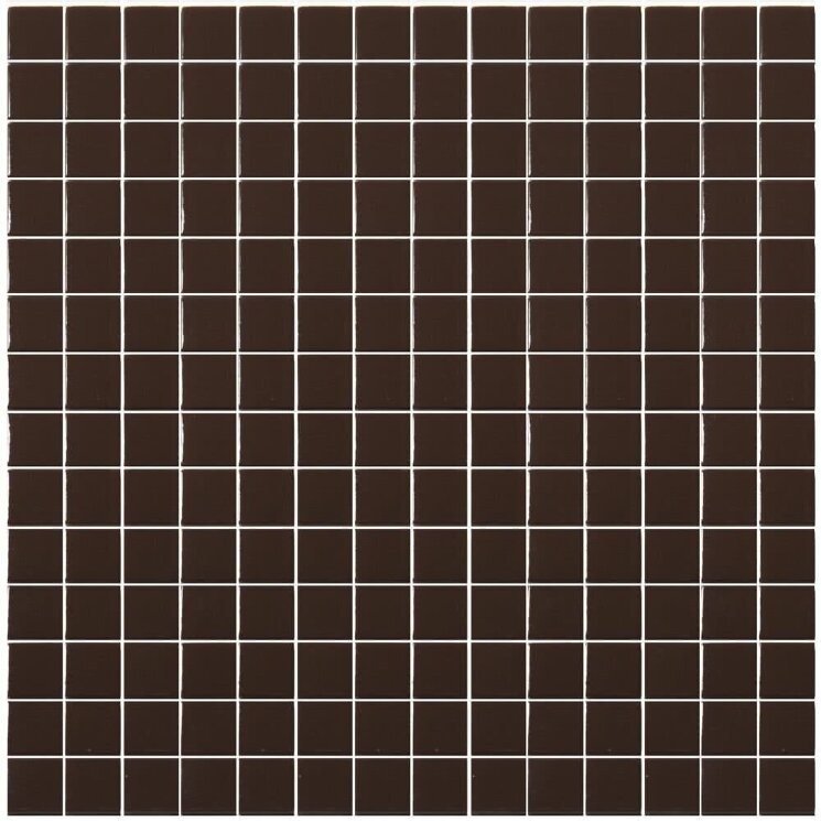 Мозаїка (33.3x33.3) Unicolor 163A Brown Brillo 2.5*2.5 (mesh-mounted) - Unicolor з колекції Unicolor Hisbalit