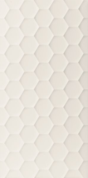 Плитка (40x80) D729 4D.HEXAGON WHITE MATT - 4D з колекції 4D Marca Corona