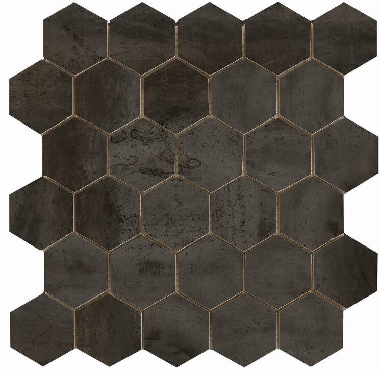 Мозаїка (30x30) Hexagono Acero Black - Acero з колекції Acero Cifre