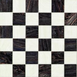 Мозаїка Checkmate Black 30.8x30.8 Decori 50 Bisazza