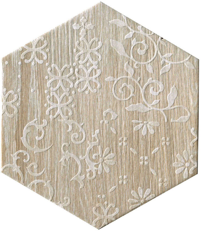 Декор (24x27.7) 1003370 Ins. Kingwhiteesagon - King Wood з колекції King Wood Isla Tiles