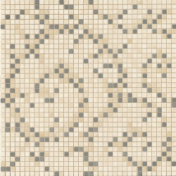 Мозаїка (39.4x39.4) 37234 Mos. Fogl. Silver Beige - Vanitas