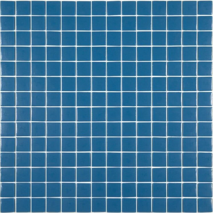 Мозаїка (33.3x33.3) Unicolor 240B Blue Brillo 2.5*2.5 (mesh-mounted) - Unicolor з колекції Unicolor Hisbalit