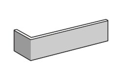 L-елемент (6x17) J85968 Tribeca Grey Brick Angolo Monolitico - Tribeca