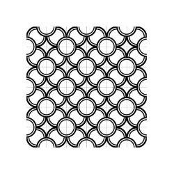 Мозаїка (30x30) 7VFNBMF Comp. Mosaico 36pz 4,8*4,8Schema F - Deco Dantan