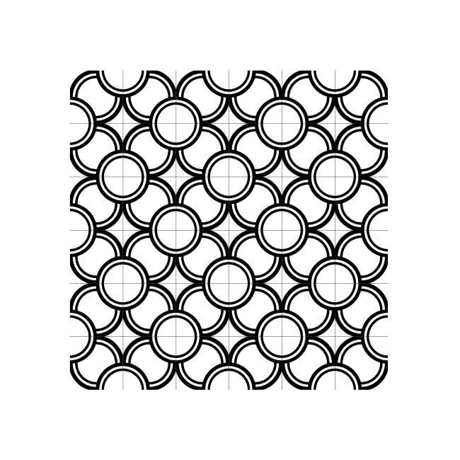 Мозаїка (30x30) 7VFNBMF Comp. Mosaico 36pz 4,8*4,8Schema F - Deco Dantan з колекції Deco Dantan Tagina