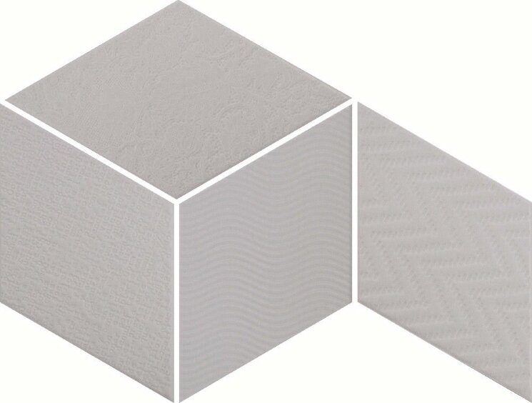 Плитка (14x24) 21290 Rhombus Light Grey - Rhombus з колекції Rhombus Equipe