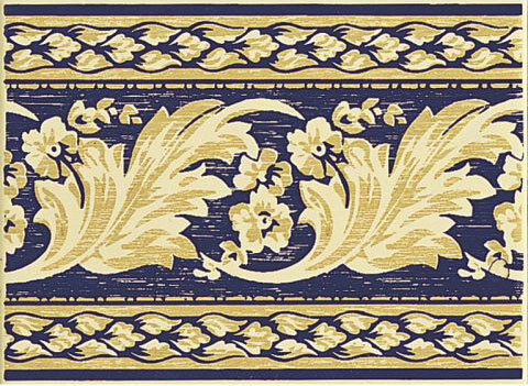 Декор (15x20) BNicole11-2 Nicole Coral Blu Su Crema - Grand Elegance з колекції Grand Elegance Petracers