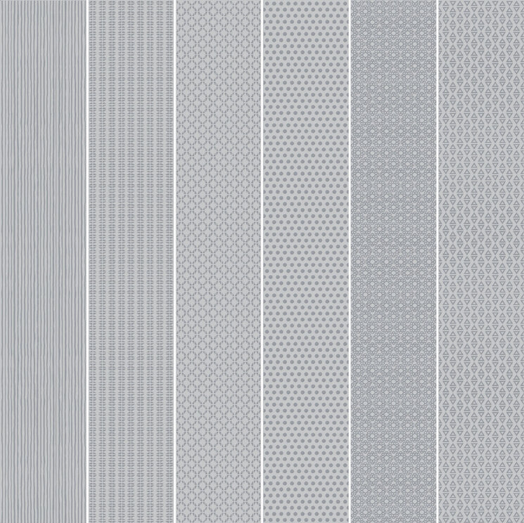 Плитка (10x60) Vibration Grey (6 patterns) - Vibration з колекції Vibration Unica