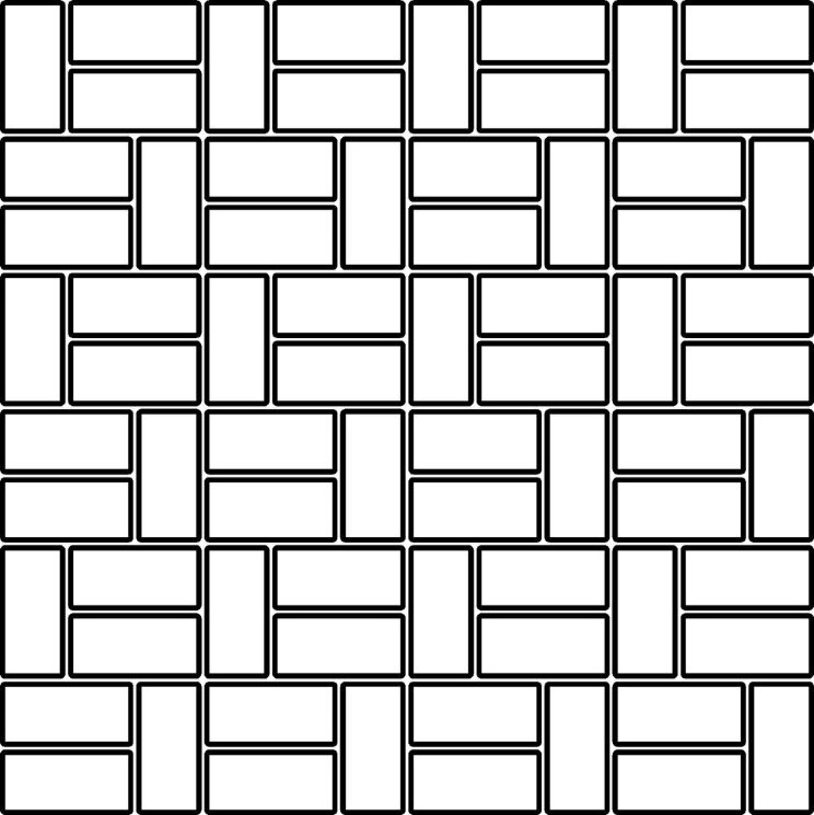 Мозаїка (30x30) RV1MS3R Reverso Avorio Mos. Bricks 2X5r - Reverso з колекції Reverso COEM