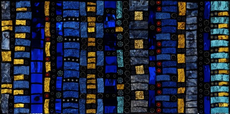 Мозаїка (15x30) 040LAP Lapisazzuli - Preziosa з колекції Preziosa Domus Aurea Mosaici