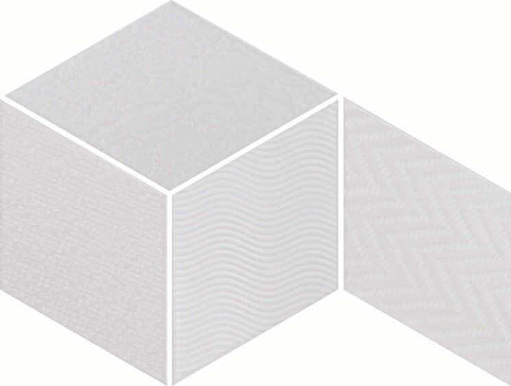 Плитка (14x24) 21294 Rhombus White - Rhombus з колекції Rhombus Equipe