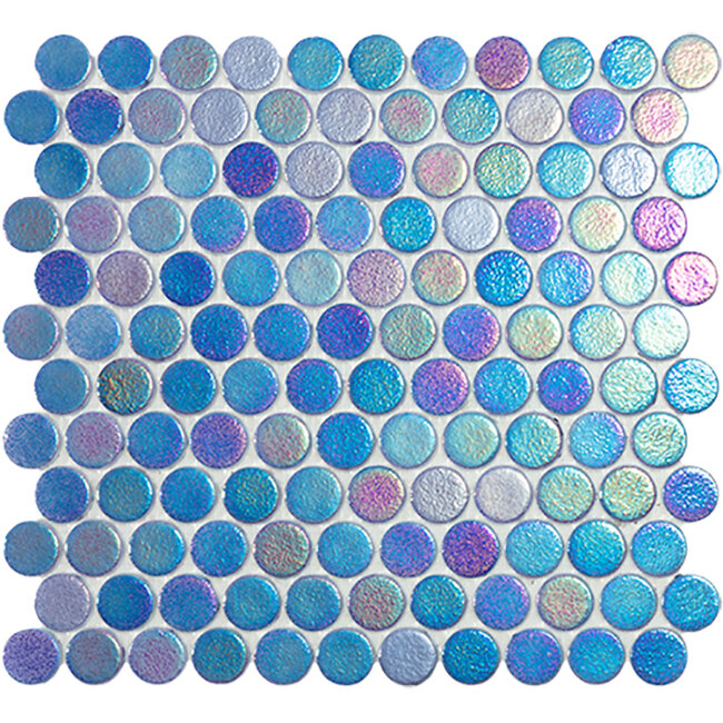 Мозаїка 30,1x31,3 Sapphire Circle 555C з колекції Circle VIDREPUR