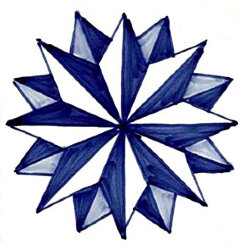 Декор (10x10) Decoro13 IDecori10 - Ceramica Artistica Vietrese