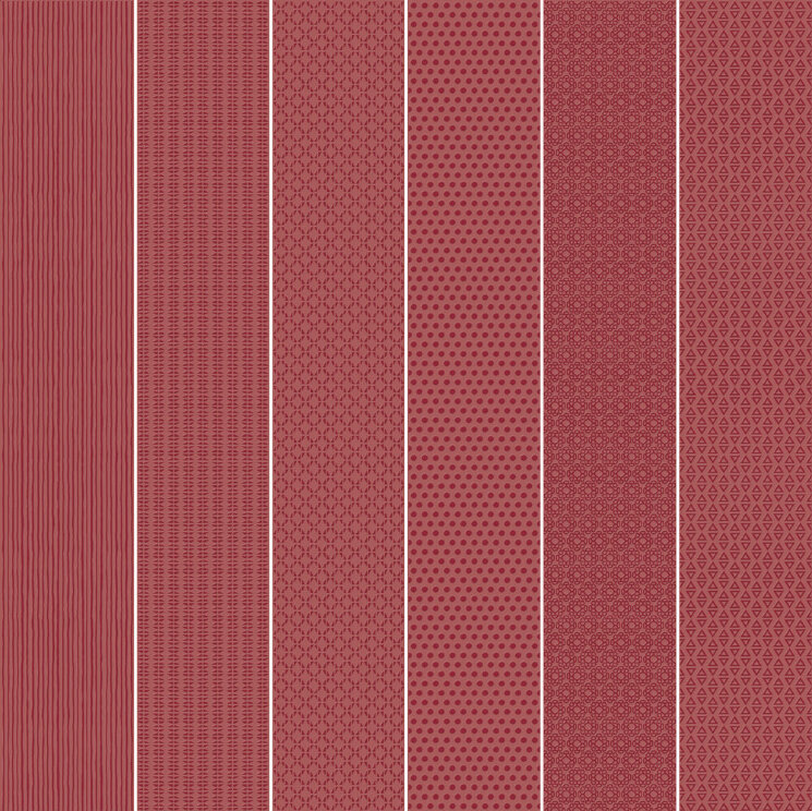 Плитка (10x60) Vibration Red (6 patterns) - Vibration з колекції Vibration Unica